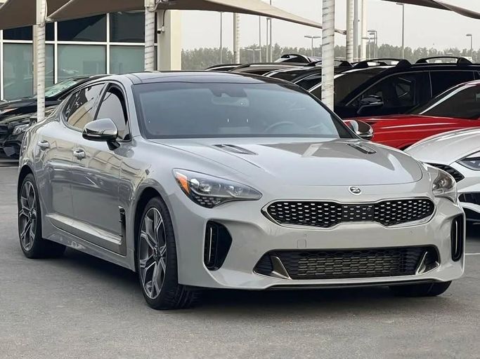 Used Kia Stinger I, 3.3 l, 2019 in Sharjah by Al Nukhba Al Malakyah Used Cars, Grey color. American Specs | AUTO.AE