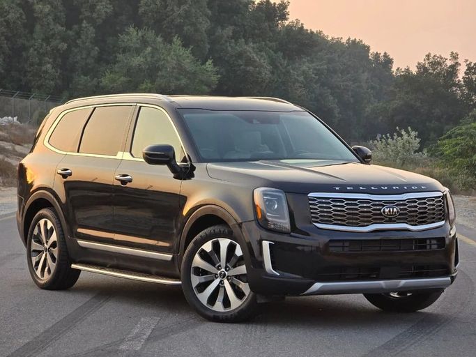 Подержанный Kia Telluride I, 3.8 л, 2020 в Шардже от Al Jana Used Cars Коричневый цвет. Американская | AUTO.AE