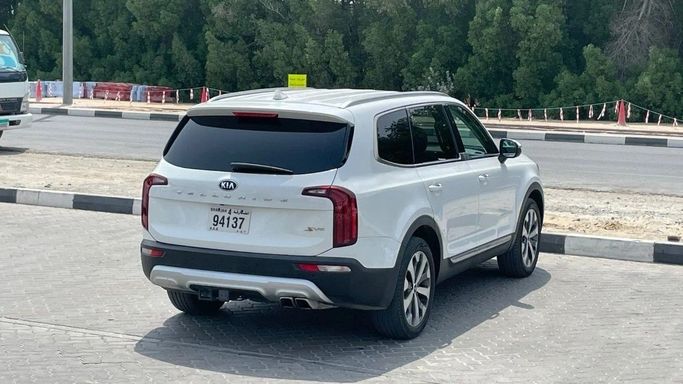 Used Kia Telluride I, 3.8 l, 2020 in Sharjah by Halla Cars, White color. American Specs | AUTO.AE
