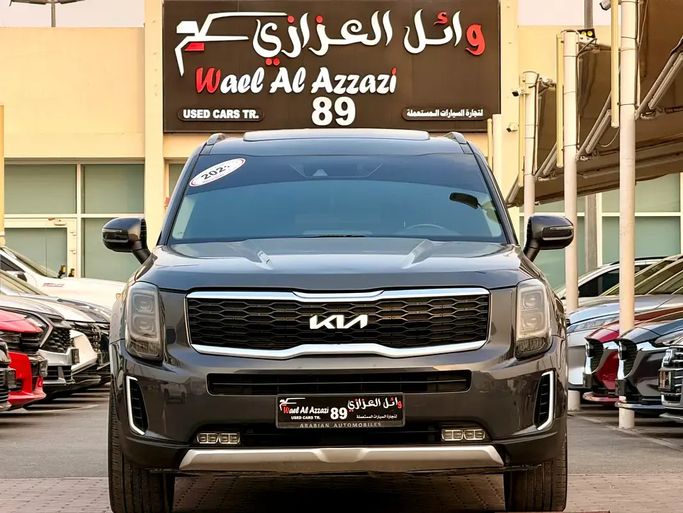 مستعملة ⁦Kia Telluride I، 3.8 l، 2022⁩ في في الإمارات, الشارقة من Wael Al Azzazi Used Cars، اللون رمادي. المواصفات الأمريكية | AUTO.AE | إعلان #285441