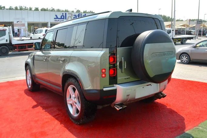 Used Land Rover Defender P400 II, 3.0 l, 2020 in Sharjah by Wadishee Used Cars, Green color. American Specs | AUTO.AE