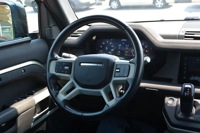 Used Land Rover Defender P400 II, 3.0 l, 2020 in Sharjah by Wadishee Used Cars, Green color. American Specs | AUTO.AE
