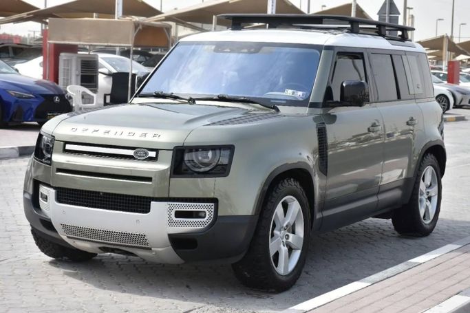 Used Land Rover Defender 110 II, 2.0 l, 2022 in Sharjah by Alfaris Used Cars, Green color. Other | AUTO.AE