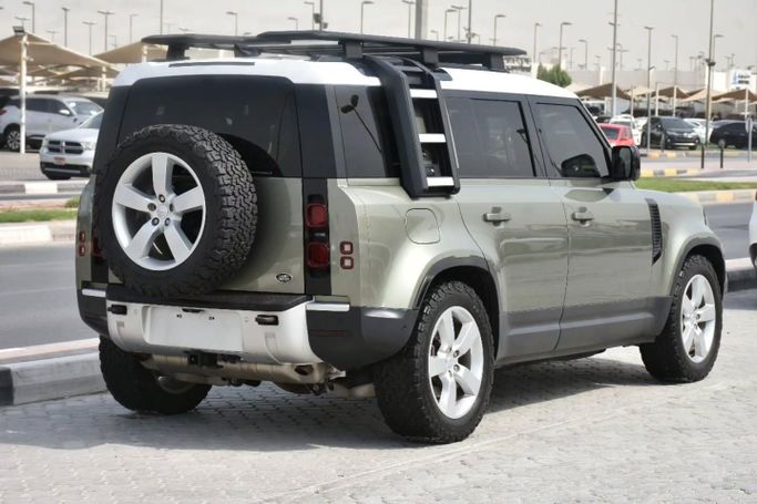Used Land Rover Defender 110 II, 2.0 l, 2022 in Sharjah by Alfaris Used Cars, Green color. Other | AUTO.AE