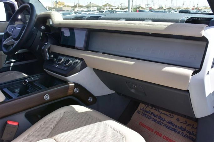 Used Land Rover Defender 90 II, 3.0 l, 2023 in Sharjah by Alfaris Used Cars, White color. Other | AUTO.AE