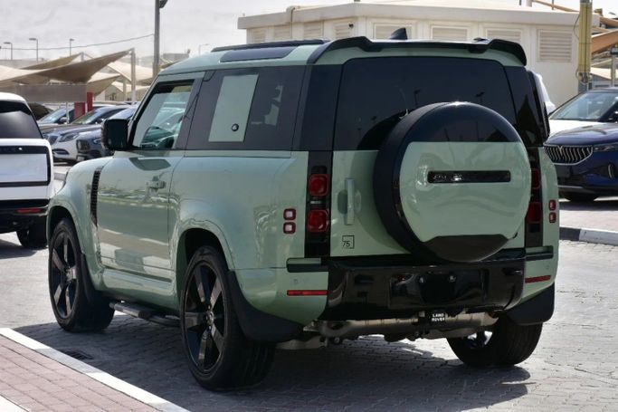 Used Land Rover Defender 90 II, 5.0 l, 2023 in Sharjah by Alfaris Used Cars, Green color. Other | AUTO.AE