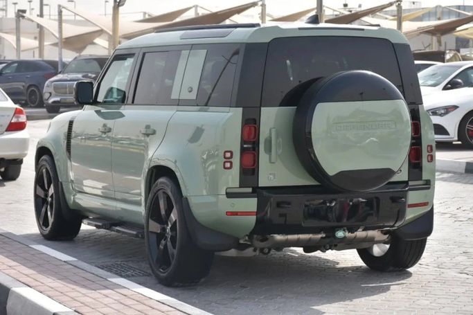 Used Land Rover Defender 110 II, 3.0 l, 2023 in Sharjah by Alfaris Used Cars, Green color.  | AUTO.AE