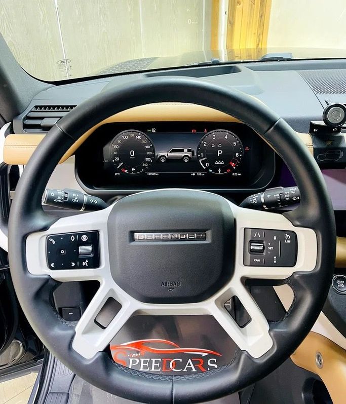 Used Land Rover Defender P400 II, 3.0 l, 2025 in Sharjah by Speed Cars, Black color. GCC Specs | AUTO.AE