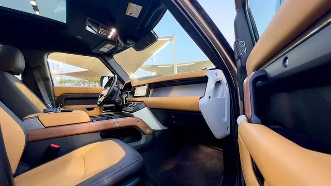 Used Land Rover Defender 110 II, 3.0 l, 2024 in Sharjah by Ali Abood Used Cars, Brown color. GCC Specs | AUTO.AE