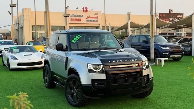 Used Land Rover Defender P400 II, 3.0 l, 2021 in Sharjah by Badar Used Cars, Silver color.  | AUTO.AE