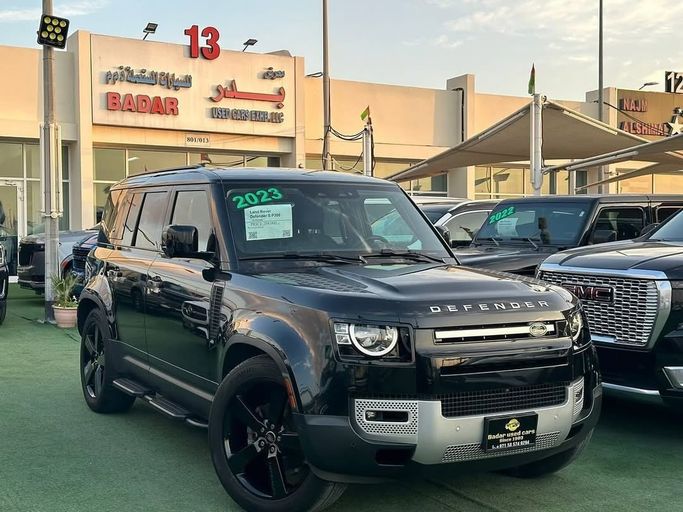Used Land Rover Defender 130 II, 3.0 l, 2023 in Sharjah by Badar Used Cars, Black color.  | AUTO.AE