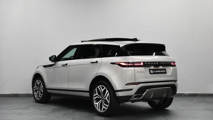 New Land Rover Range Rover Evoque P250 II Facelift, 2.0 l, 2025 in Sharjah by Al Qassem Cars Trading, Beige color. Korean Specs | AUTO.AE