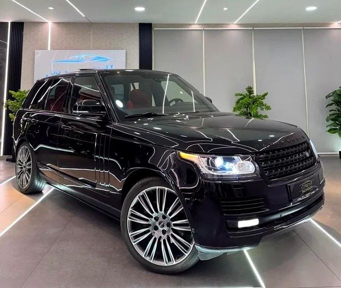 Used Land Rover Range Rover P510 IV, 5.0 l, 2016 in Sharjah by Ayoon Alhoot Motors, Black color. GCC Specs | AUTO.AE