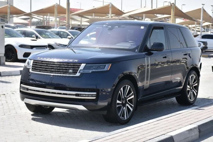 Used Land Rover Range Rover P400 MHEV V, 3.0 l, 2023 in Sharjah by Alfaris Used Cars, Blue color. Other | AUTO.AE