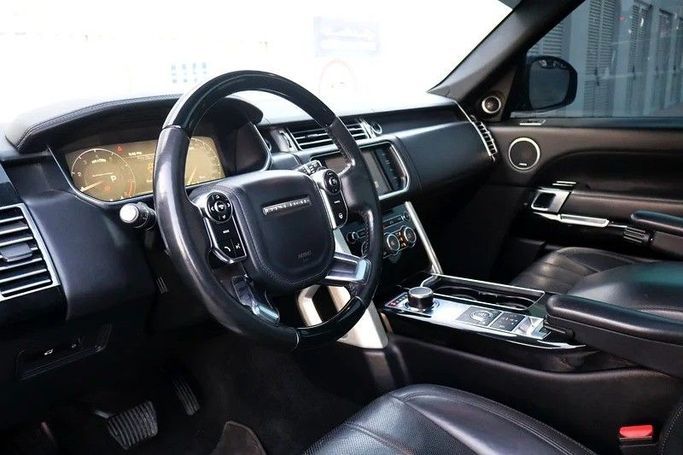 Used Land Rover Range Rover P510 IV, 5.0 l, 2015 in Sharjah by Al Rukin Al Saudi, Blue color. GCC Specs | AUTO.AE