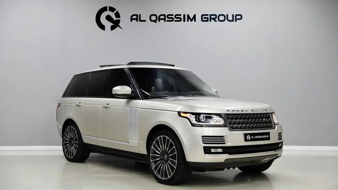 مستعملة Land Rover Range Rover P375 رابعاً, 5.0 l, 2014 في في الشارقة من Al Qassem Cars Trading، اللون ذهبي.  | AUTO.AE | إعلان #273693