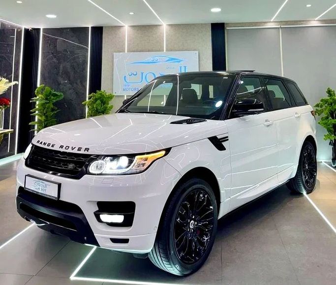 Used Land Rover Range Rover Sport P510e II, 5.0 l, 2016 in Sharjah by Ayoon Alhoot Motors, White color. GCC Specs | AUTO.AE