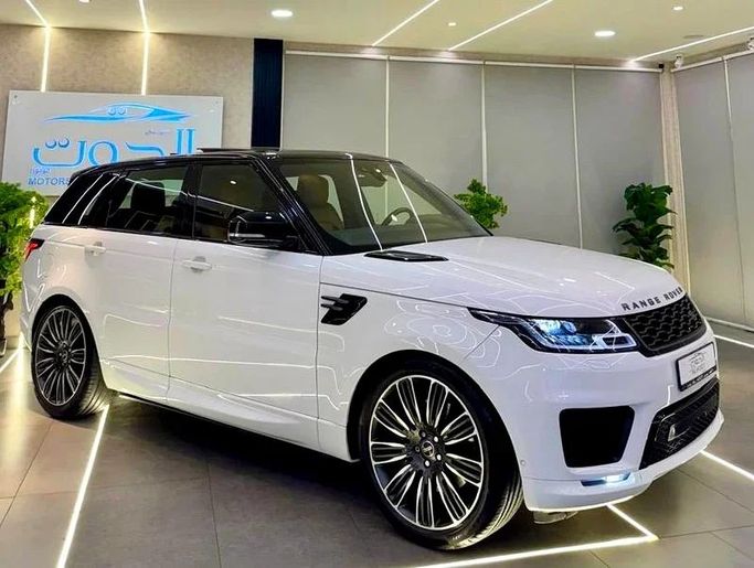 Подержанный Land Rover Range Rover Sport P400 MHEV II Рестайлинг, 3.0 л, 2019 в Шардже от Ayoon Alhoot Motors Белый цвет. GCC | AUTO.AE