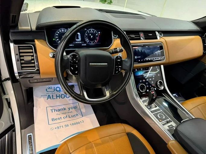Подержанный Land Rover Range Rover Sport P400 MHEV II Рестайлинг, 3.0 л, 2019 в Шардже от Ayoon Alhoot Motors Белый цвет. GCC | AUTO.AE