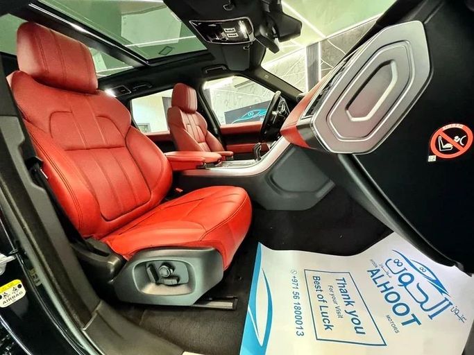 Подержанный Land Rover Range Rover Sport P400 MHEV II Рестайлинг, 3.0 л, 2017 в Шардже от Ayoon Alhoot Motors Черный цвет. GCC | AUTO.AE
