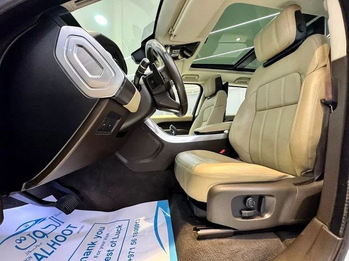 Used Land Rover Range Rover Sport P400 MHEV II Facelift, 3.0 l, 2019 in Sharjah by Ayoon Alhoot Motors, White color. GCC Specs | AUTO.AE