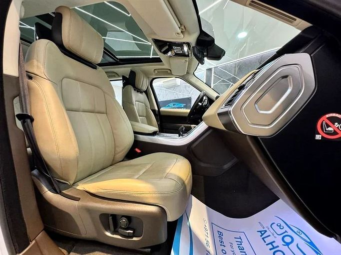 Used Land Rover Range Rover Sport P400 MHEV II Facelift, 3.0 l, 2019 in Sharjah by Ayoon Alhoot Motors, White color. GCC Specs | AUTO.AE