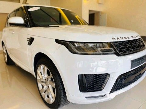 Used Land Rover Range Rover Sport P300 II Facelift, 2.0 l, 2019 in Sharjah by Alhamoor Used Cars, White color. GCC Specs | AUTO.AE