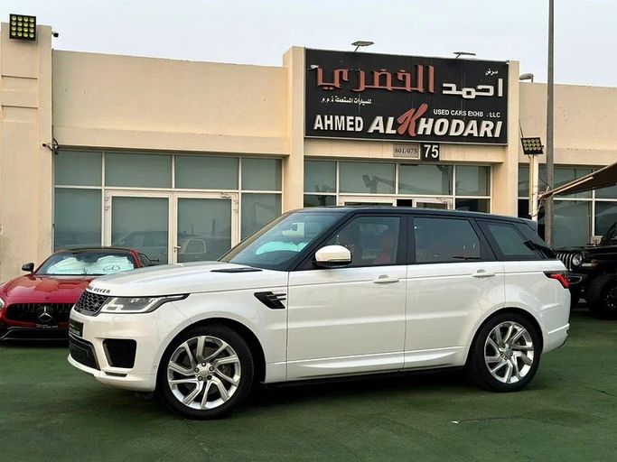 Подержанный Land Rover Range Rover Sport II Рестайлинг, 3.0 л, 2018 в Шардже от Ahmad alkhodari Motors Белый цвет. GCC | AUTO.AE