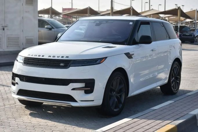 Used Land Rover Range Rover Sport P400 MHEV III, 3.0 l, 2023 in Sharjah by Alfaris Used Cars, White color. Other | AUTO.AE