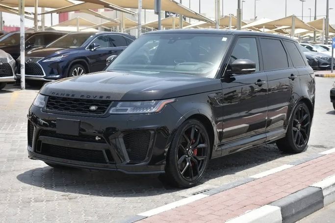 Подержанный Land Rover Range Rover Sport SVR II Рестайлинг, 5.0 л, 2022 в Шардже от Alfaris Used Cars Черный цвет. Other | AUTO.AE