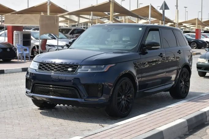 Used Land Rover Range Rover Sport P525 II Facelift, 5.0 l, 2020 in Sharjah by Alfaris Used Cars, Blue color. Other | AUTO.AE