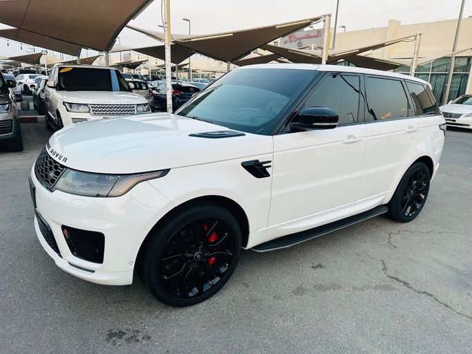 Used Land Rover Range Rover Sport P525 II Facelift, 5.0 l, 2020 in Sharjah by Titanium Used Cars, White color. Canadian Specs | AUTO.AE