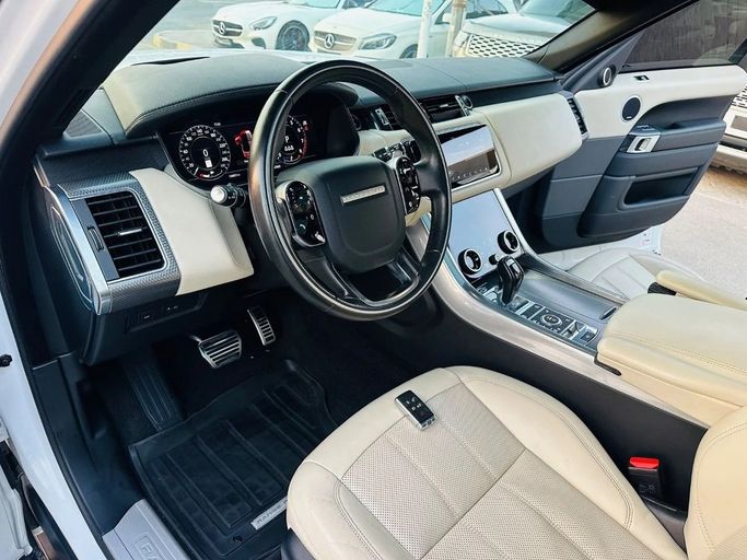 Used Land Rover Range Rover Sport P525 II Facelift, 5.0 l, 2020 in Sharjah by Titanium Used Cars, White color. Canadian Specs | AUTO.AE