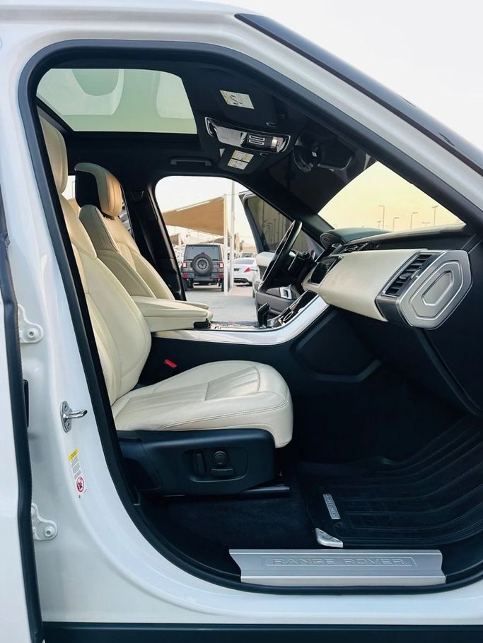 Used Land Rover Range Rover Sport P525 II Facelift, 5.0 l, 2020 in Sharjah by Titanium Used Cars, White color. Canadian Specs | AUTO.AE