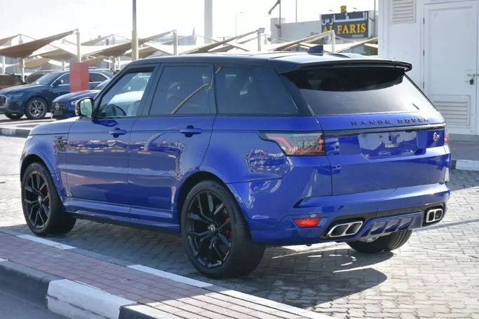 Подержанный Land Rover Range Rover Sport SVR II Рестайлинг, 5.0 л, 2019 в Шардже от Alfaris Used Cars Синий цвет. Other | AUTO.AE