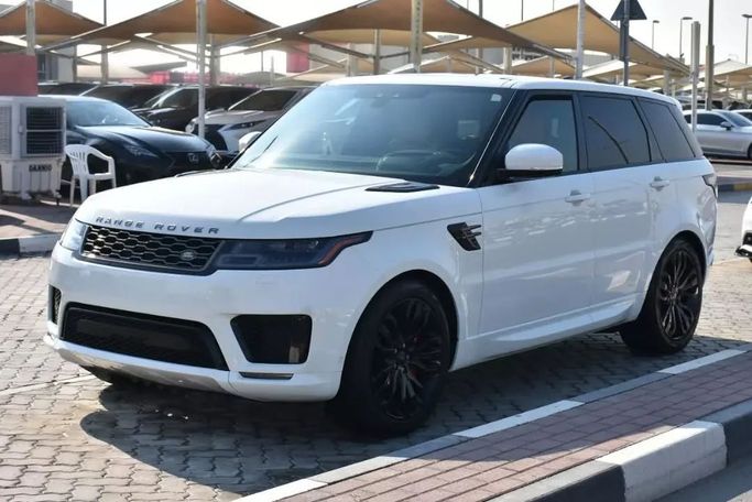 Used Land Rover Range Rover Sport P525 II Facelift, 5.0 l, 2020 in Sharjah by Alfaris Used Cars, White color. Other | AUTO.AE