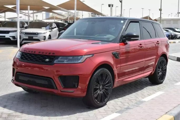 Used Land Rover Range Rover Sport P525 II Facelift, 5.0 l, 2020 in Sharjah by Alfaris Used Cars, Red color. Other | AUTO.AE