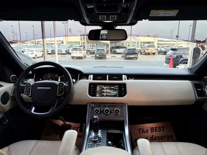 Used Land Rover Range Rover Sport P340 II, 3.0 l, 2016 in Sharjah by Al Wisam Al Malaki Used Cars, Navy Blue color. GCC Specs | AUTO.AE