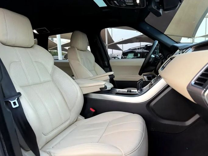 Used Land Rover Range Rover Sport P340 II, 3.0 l, 2016 in Sharjah by Al Wisam Al Malaki Used Cars, Navy Blue color. GCC Specs | AUTO.AE