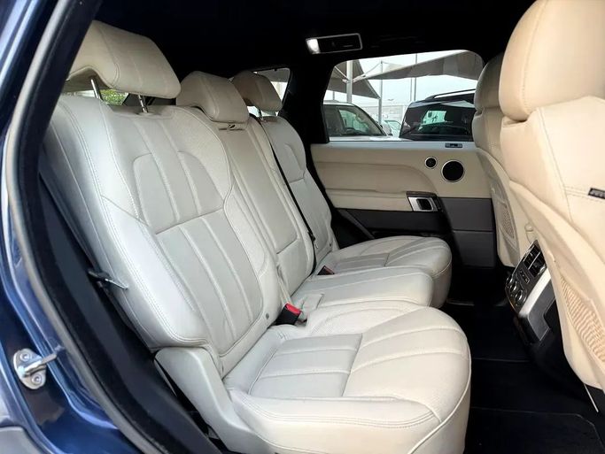 Used Land Rover Range Rover Sport P340 II, 3.0 l, 2016 in Sharjah by Al Wisam Al Malaki Used Cars, Navy Blue color. GCC Specs | AUTO.AE