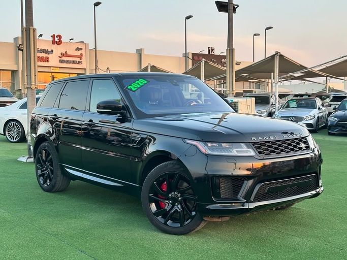 Used Land Rover Range Rover Sport P525 II Facelift, 5.0 l, 2020 in Sharjah by Badar Used Cars, Black color.  | AUTO.AE