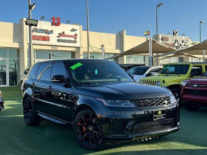 Used Land Rover Range Rover Sport P380 II Facelift, 3.0 l, 2020 in Sharjah by Badar Used Cars, Black color.  | AUTO.AE