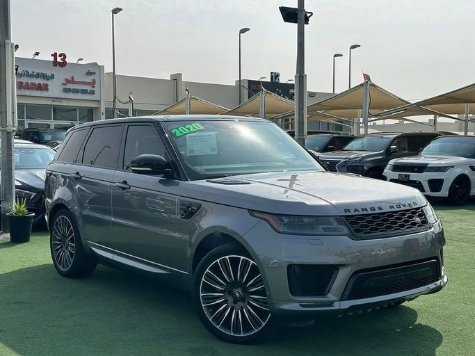 Used Land Rover Range Rover Sport P525 II Facelift, 5.0 l, 2020 in Sharjah by Badar Used Cars, Silver color.  | AUTO.AE