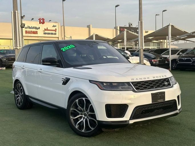 Подержанный Land Rover Range Rover Sport P340 II Рестайлинг, 3.0 л, 2020 в Шардже от Badar Used Cars Белый цвет.  | AUTO.AE
