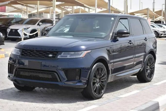 Used Land Rover Range Rover Sport P525 II Facelift, 5.0 l, 2022 in Sharjah by Alfaris Used Cars, Blue color. Other | AUTO.AE