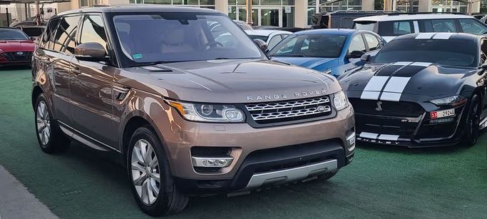 Used Land Rover Range Rover Sport P380 II, 3.0 l, 2016 in Sharjah by Moscow Used Cars, Tan color. American Specs | AUTO.AE
