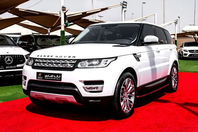 Подержанный ⁦Land Rover Range Rover Sport P340 II (L494), 3.0 л, 2015⁩ в ОАЭ, Шарджа от KHALED AL FARES 211 Белый цвет. GCC | AUTO.AE | Объявление #280804