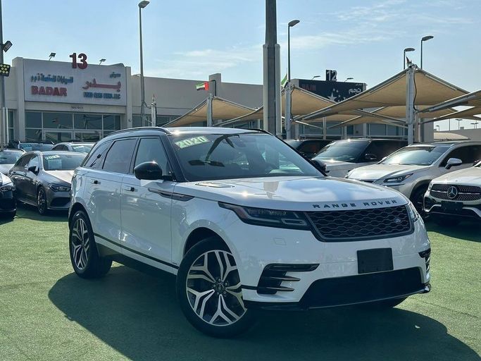 Used Land Rover Range Rover Velar I, 3.0 l, 2020 in Sharjah by Badar Used Cars, White color.  | AUTO.AE