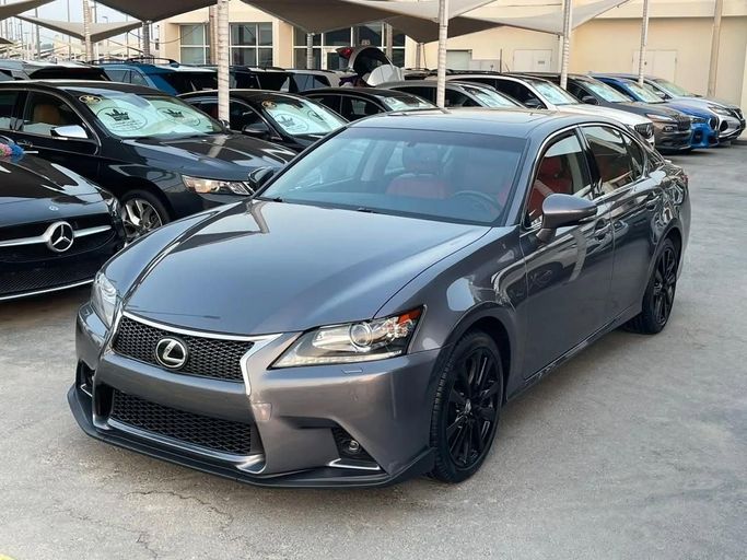 Used Lexus GS 350 IV Facelift, 3.5 l, 2014 in Sharjah by Al Nukhba Al Malakyah Used Cars, Grey color. American Specs | AUTO.AE