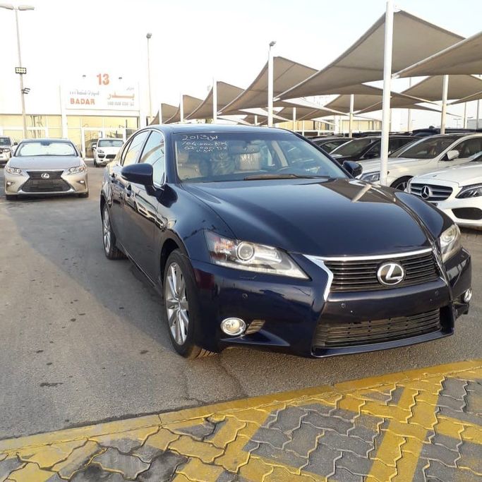 Used Lexus GS 350 IV, 3.5 l, 2013 in Sharjah by Badar Used Cars, Navy Blue color.  | AUTO.AE